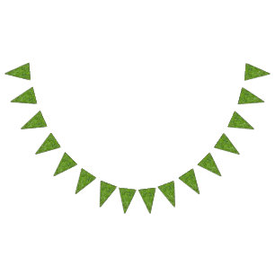 Grass and Turf Center Bunting Flags Vlaggetjes
