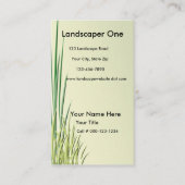 Grass Border Left Artwork Visitekaartje (Voorkant)