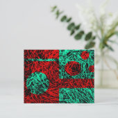 "Grass Burn" Briefkaart (Staand voorkant)