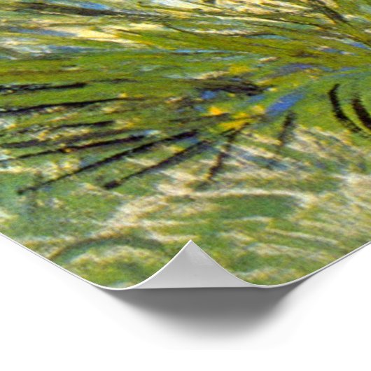 Grass-clusters van Vincent van Gogh Poster (Hoek)
