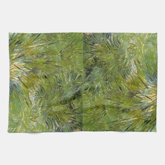 Grass-clusters van Vincent van Gogh Theedoek (Horizontaal)