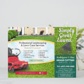 Grass Cutting Landscape 8,75 x 6,5-inch EDDM Menu (Staand voorkant)