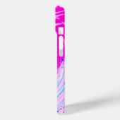 Grass et papillons sauvages iPhone 15 Coque (Verso / Gauche)