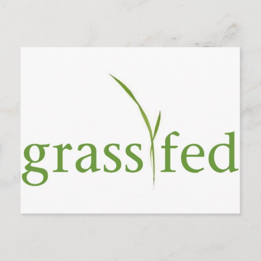 Grass Fed Briefkaart (Voorkant)