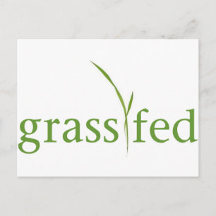 Grass Fed Briefkaart