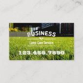 Grass Field Care & Landscaping Service Visitekaartje (Voorkant)