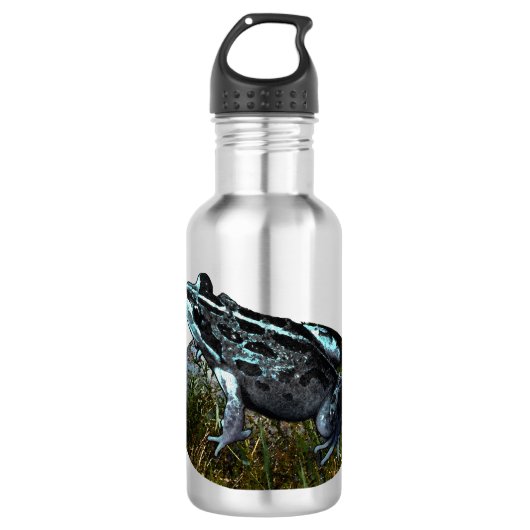 Grass Frog Painted, Water Fles (Voorkant)