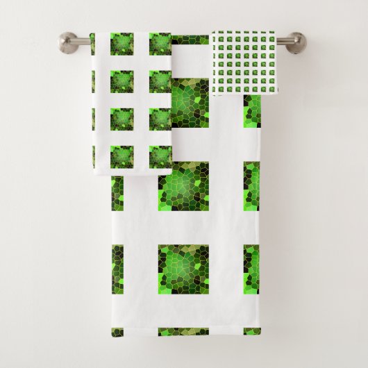 Grass Green Bad Handdoek (Insitu)