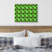 Grass Green Canvas Afdruk (Insitu (Slaapkamer))