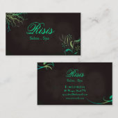 Grass Green Yellowish Card Salon Spa Visitekaartje (Voorkant / Achterkant)