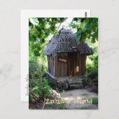 Grass Hut Briefkaart (Voorkant / Achterkant)