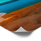 Grass Hut & Loungers on Beach Poster (Hoek)