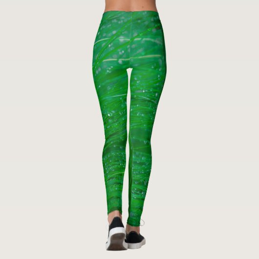 Grass Leggings - Dew op de Leggings van het Grass  (Achterkant)