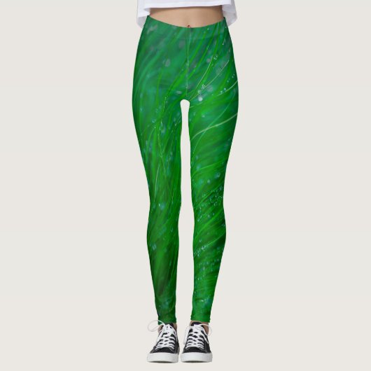 Grass Leggings - Dew op de Leggings van het Grass  (Voorkant)