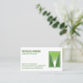 Grass Logo | landschapsarchitect Visitekaartje (Staand voorkant)