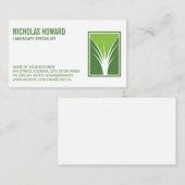 Grass Logo | landschapsarchitect Visitekaartje (Voorkant / Achterkant)