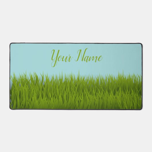 Grass Meadow Field Verdant Lawn Bureaumat (Voorkant)