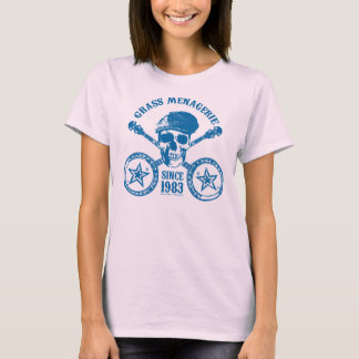 Grass Menagerie (blauw) T-shirt