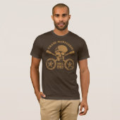 Grass Menagerie (goud) T-shirt (Voorkant volledig)