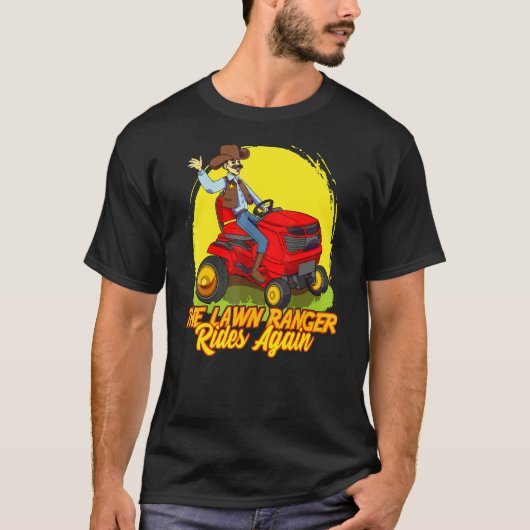Grass Mower Gardener Yard T-shirt (Voorkant)