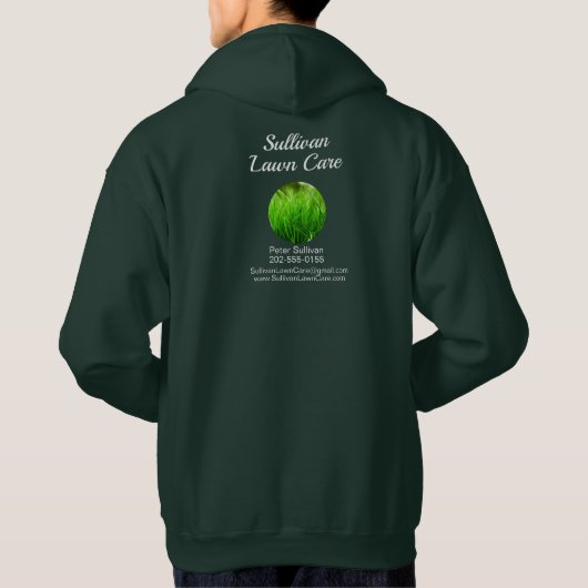 Grass Mowing Business van de grasmachine Hoodie (Achterkant)