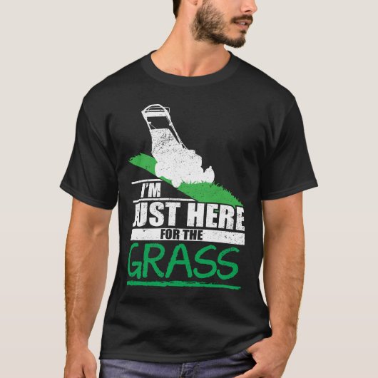 Grass Mowing T-shirt (Voorkant)