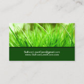 Grass Mowing Visitekaartje voor grassen (Achterkant)
