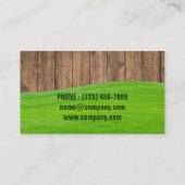 Grass Mowing Yard Gazon Care Landschapsarchitectuu Visitekaartje (Achterkant)