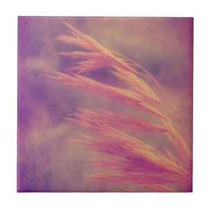 Grass Seed Paars Haze Digital Art Tegeltje