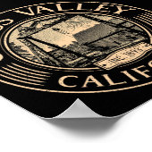 GRASS VALLEY CALIFORNIA  - EMPIRE MINE POSTER (Hoek)