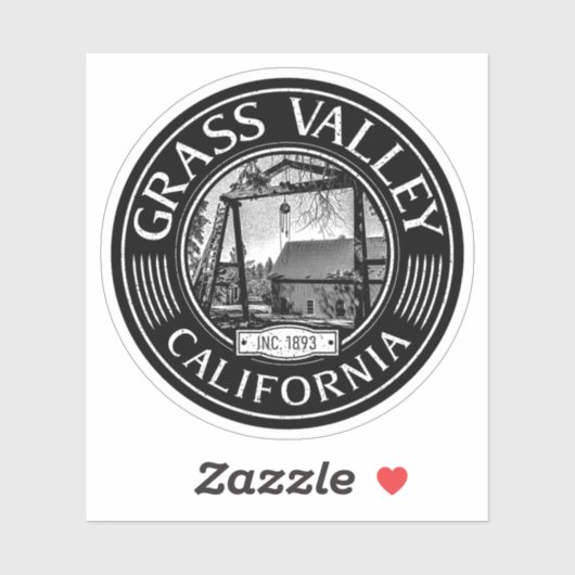 GRASS VALLEY CALIFORNIA - EMPIRE MINE STICKER (Vel)