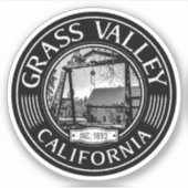 GRASS VALLEY CALIFORNIA - EMPIRE MINE STICKER (Voorkant)