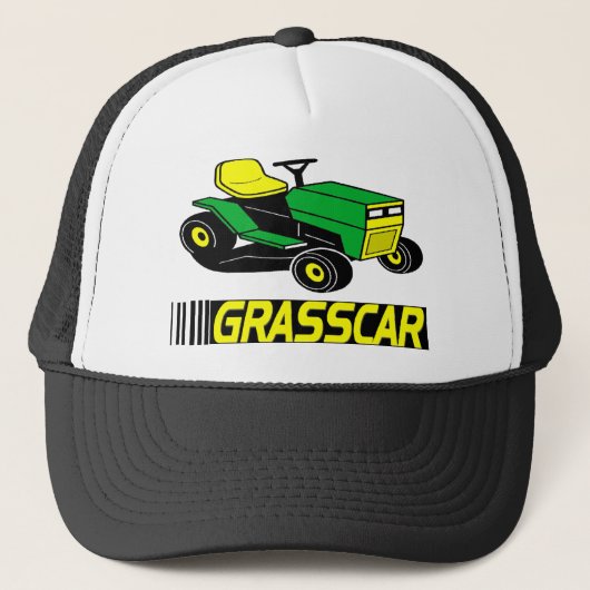 Grasscar T-shirts en geschenken. Trucker Pet (Voorkant)