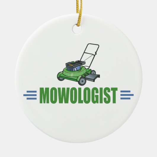 Grasschaafwerende grasschalen in de grasmachine keramisch ornament (Voorkant)