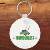 Grasschaafwerende grasschalen in de grasmachine sleutelhanger (Voorkant)