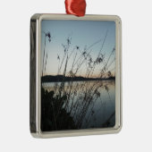 Grassen op het Sunset-meer Metalen Ornament (Rechts)