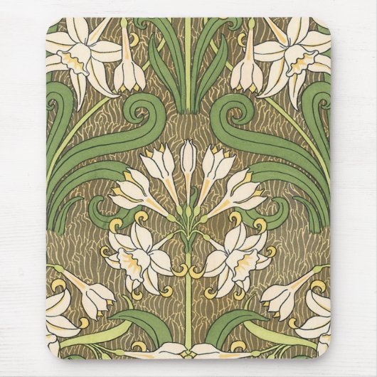 Grasset's Art Nouveau Daffodil - Mousepad Muismat (Voorkant)