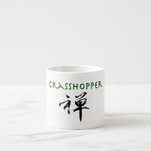 Grasshop met "Zen"-symbool Espresso Kop