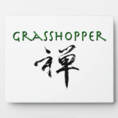 Grasshop met "Zen"-symbool Fotoplaat (Voorkant)