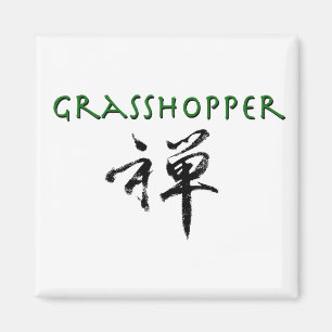 Grasshop met "Zen"-symbool Magneet