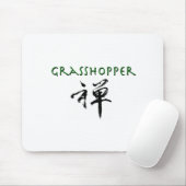 Grasshop met "Zen"-symbool Muismat (Met muis)