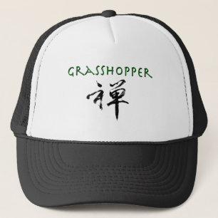 Grasshop met "Zen"-symbool Trucker Pet