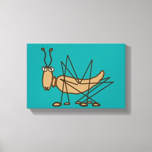 Grasshopper Canvas Afdruk (Voorkant)