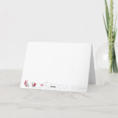 Grasshopper en mieren kerst Kaart (Achterkant)