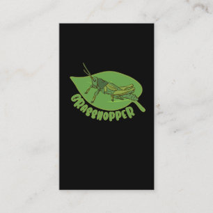 Grasshopper Gardener Natuur Entomology Insect Visitekaartje