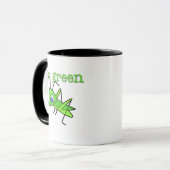 Grasshopper Go Green T-shirts en cadeautjes Mok (Voorkant links)