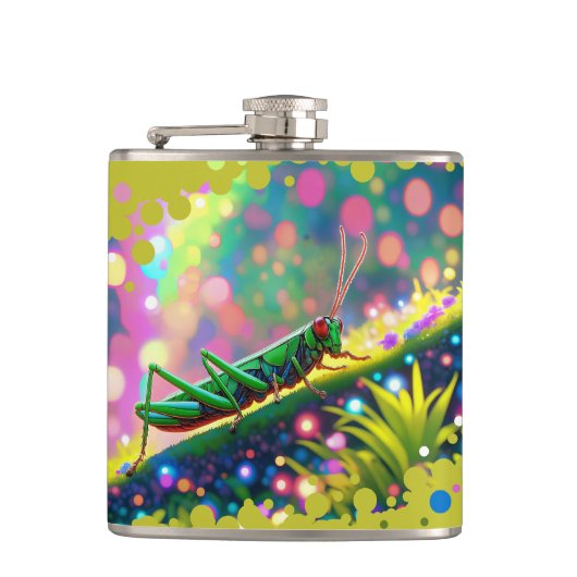 Grasshopper Heupfles (Voorkant)