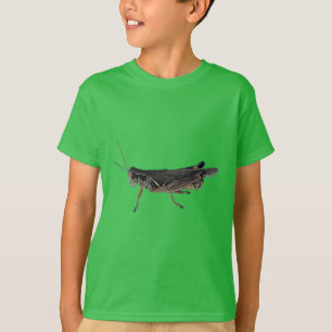 Grasshopper Insect Photo, Side Uitzicht op tshirts
