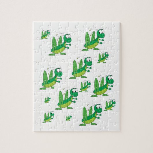 Grasshopper Jigzaag Puzzle Legpuzzel (Verticaal)