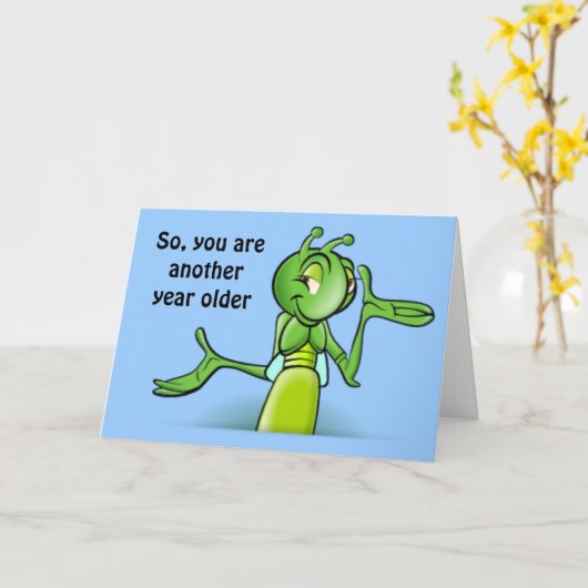 Grasshopper Kaart (Gele Bloem)